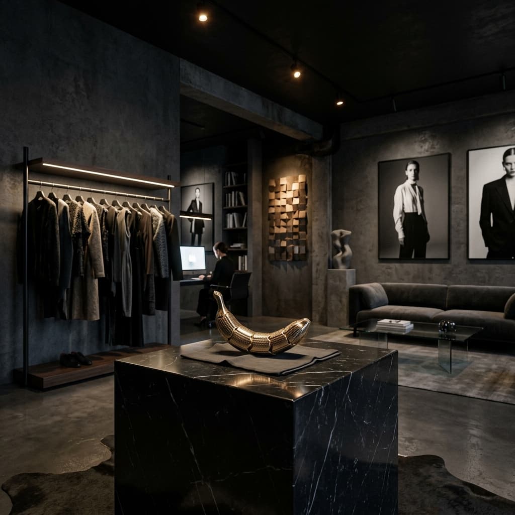 High-end creative studio interior